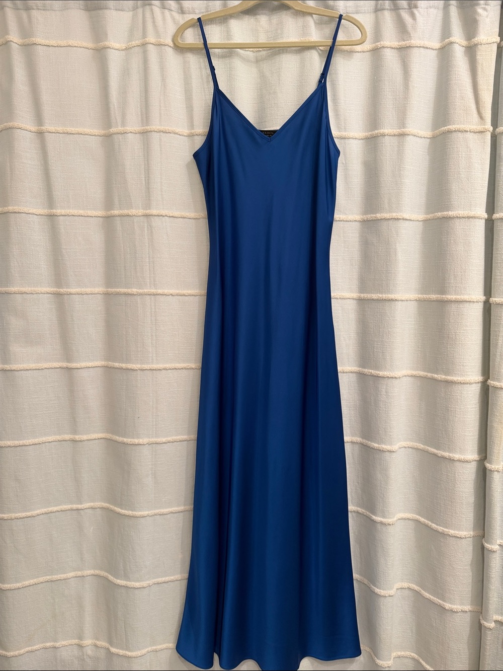 AllSaints Cobalt Blue Slip Maxi Dress